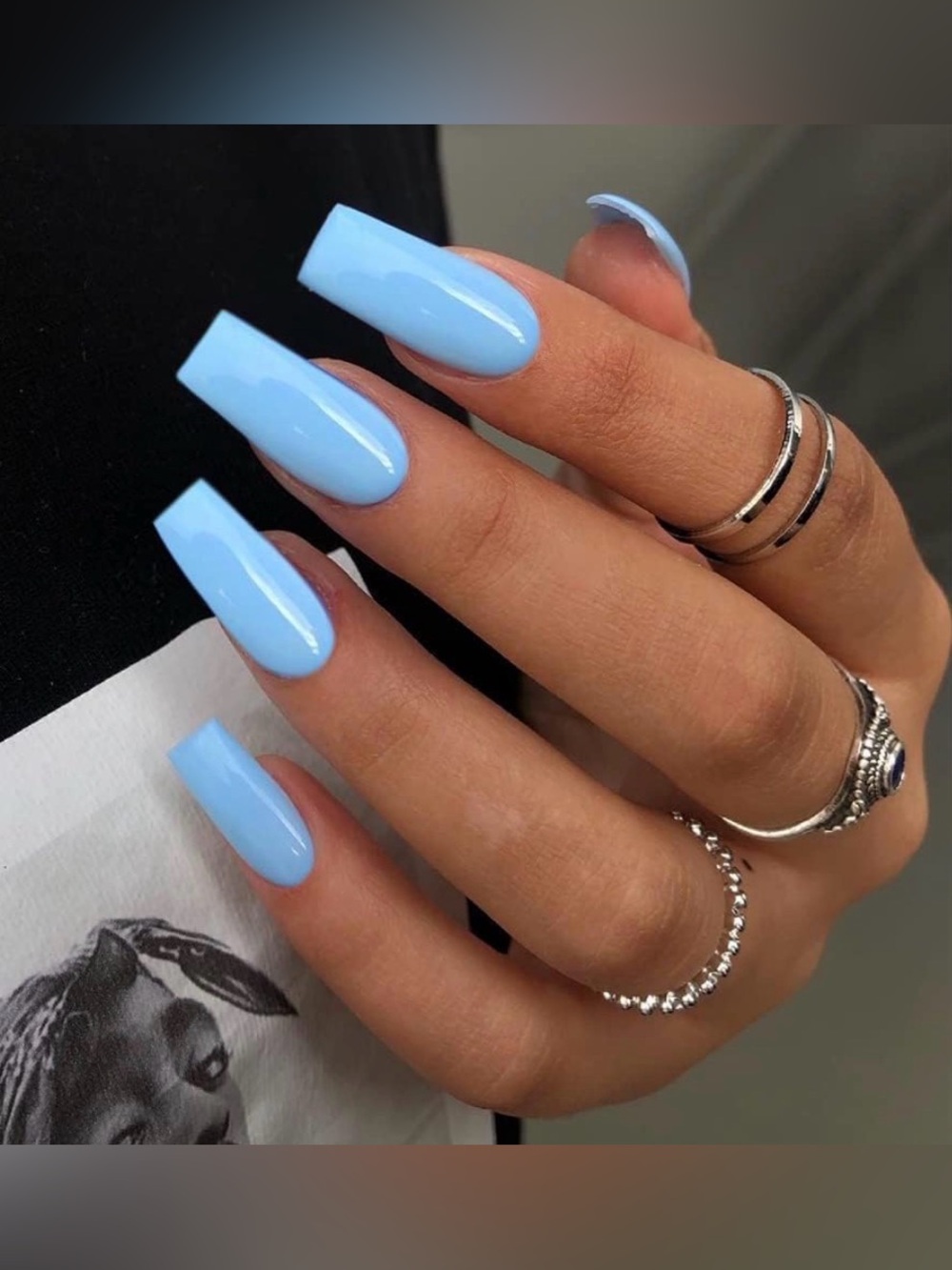 Baby Blue Nail Polish new